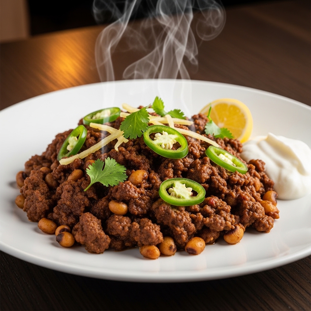 Beef Lobia Qeema