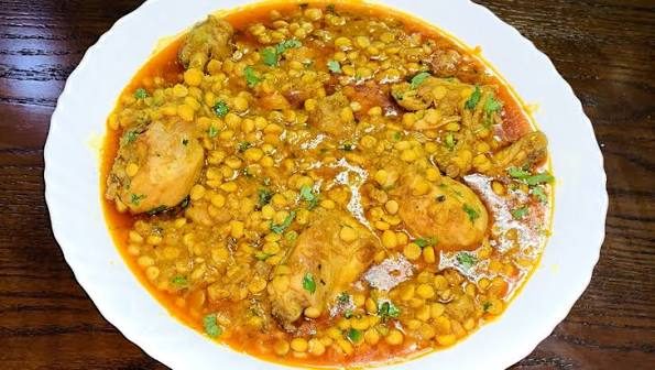 Daal Chana Chicken